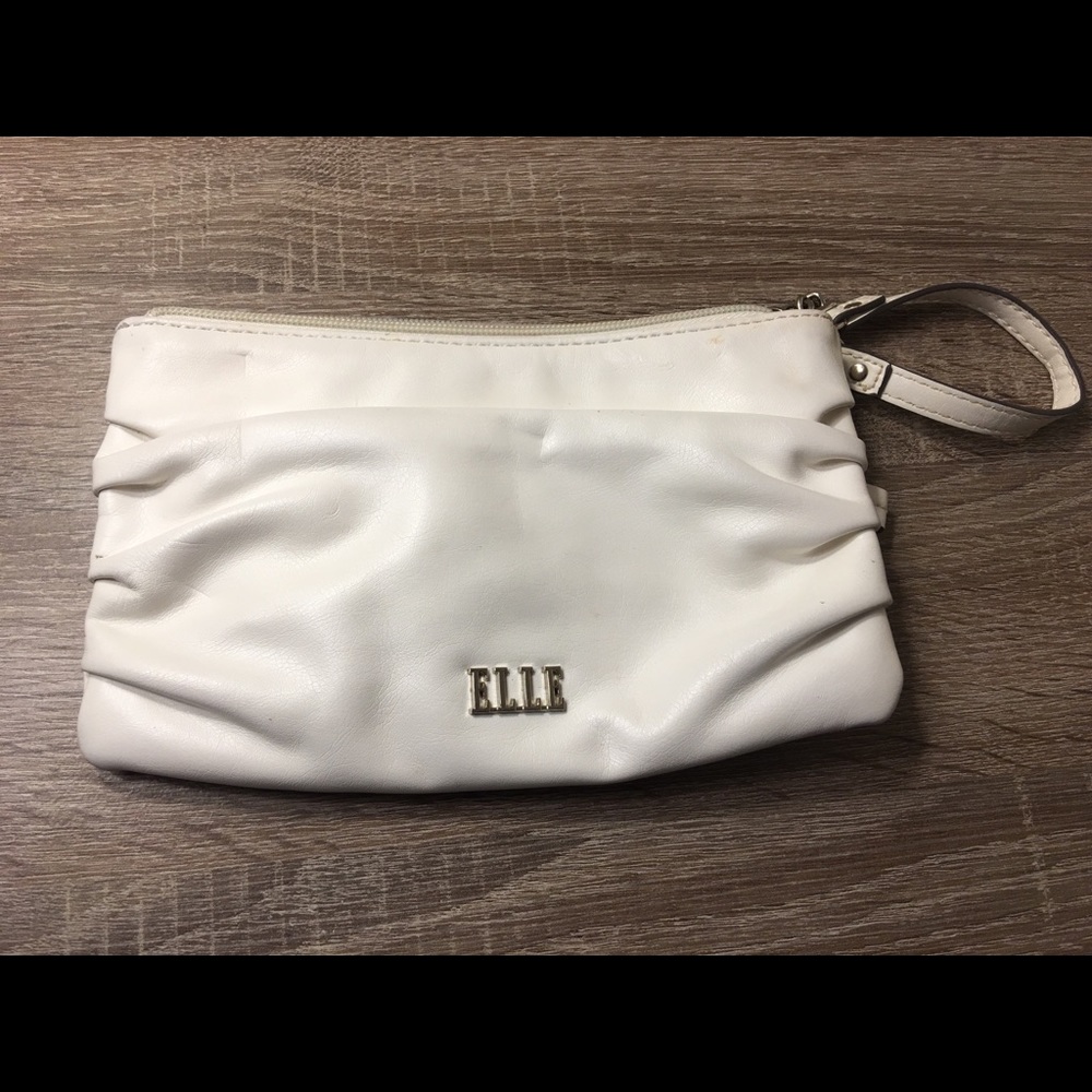 Elle White Party Bag Clutch